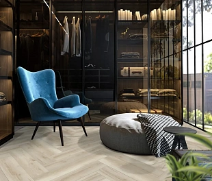 Кварц-винил (ПВХ плитка) CronaFloor Herringbone 2.0 Дуб Гавр H013