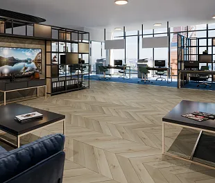 Кварц-винил (ПВХ плитка) ДамиФлор Шеврон DF01-Ch Версаль (Chevron Damy Floor) — фото 3