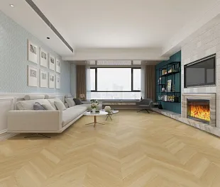 Кварц-винил (ПВХ плитка) ДамиФлор Шеврон DF03-Ch Тюильри (Chevron Damy Floor) — фото 4