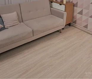 Кварц-винил (ПВХ плитка) СПС Винилам Керамо Вуд 4,5 мм 7777 Дуб Аляска (SPC Vinilam Ceramo Wood)