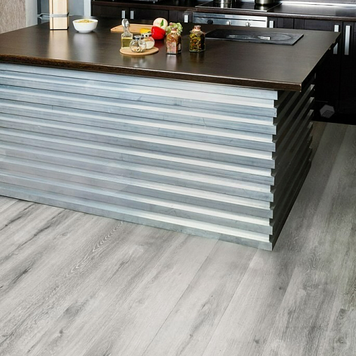 Кварц-винил (ПВХ плитка) Alpine Floor CLASSIC SPC ЕСО 134-5 Ясень Серый