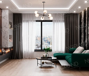 Кварц-винил (ПВХ плитка) Норланд Лагом Паркет Элегантный 1033-8 (Norland Lagom Parquet Elegant)