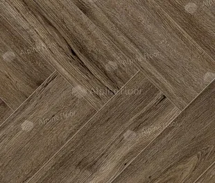 Ламинат Альпайн Флор Ориджинал Ёлочка 8 мм Дуб Бордо (Alpine Floor Original Herringbone) — фото 2
