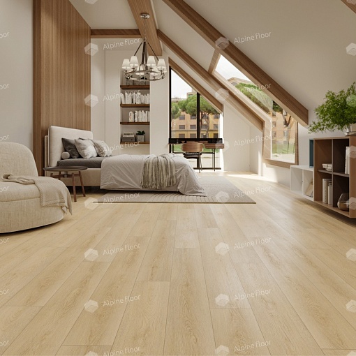 Кварц-винил (ПВХ плитка) Альпайн Флор Интенс СПС ЕСО 9-13 Тихий лес (Alpine Floor INTENSE SPC)