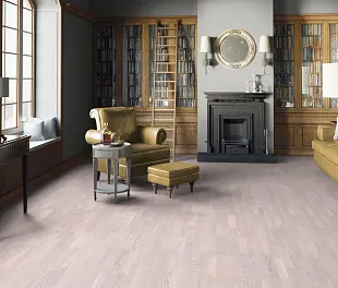Паркетная доска Таркетт Сальса Дуб Айсберг браш BR PN DG (Tarkett Salsa Oak Iceberg) — фото 2