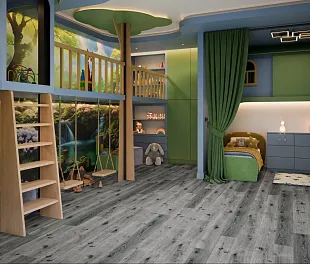 Кварц-винил (ПВХ плитка) ДамиФлор Фэмили T7020-23 Дуб Сильвер (Family Damy Floor) — фото 3