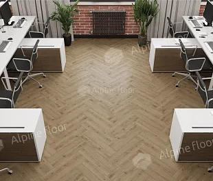 Ламинат Альпайн Флор Ориджинал Ёлочка 12 Про Дуб Прованс (Alpine Floor Original Herringbone Pro) — фото 4
