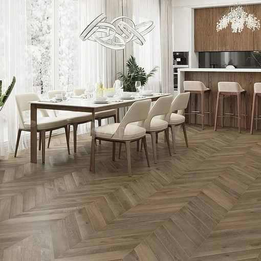 Кварц-винил (ПВХ плитка) Альпайн Флор Дуб Насыщенный Эко 18-4 (Alpine Floor ECO)