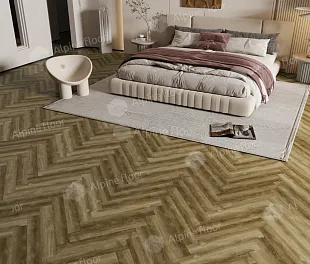 Ламинат Альпайн Флор Ориджинал Ёлочка 8 мм Дуб Марсель (Alpine Floor Original Herringbone) — фото 3