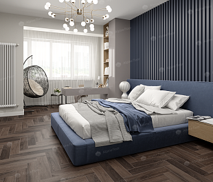 Кварц-винил (ПВХ плитка) Альпайн Флор Паркет Премиум СПС ECO 19-16 Фафнир (Alpine Floor PARQUET PREMIUM SPC)