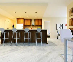 Кварц-винил (ПВХ плитка) ФайнФлор Светлый FF-1376 Дуб Богемия (Light Fine Floor) — фото 2