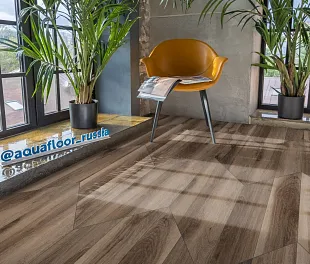 Кварц-винил (ПВХ плитка) Аквафлор Паркет Шеврон Клеевой AF2558PGCh (Aquafloor Parquet Chevron Glue)
