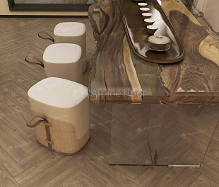 Ламинат Альпайн Флор Ориджинал Ёлочка 12 мм Дуб Калабрия (Alpine Floor Original Herringbone)