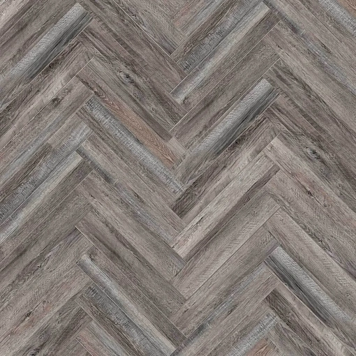 Кварц-винил (ПВХ плитка) КронаФлор Ёлочка 4V Дуб Реймс H008 (CronaFloor Herringbone)