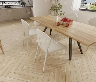 Ламинат Альпайн Флор Ориджинал Ёлочка 12 мм Дуб Эльба (Alpine Floor Original Herringbone)