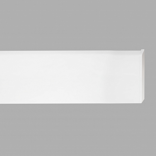 Плинтус ПВХ Quadro 10318 Белый Матовый