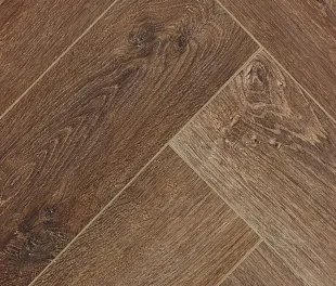 Кварц-винил (ПВХ плитка) КронаФлор Ёлочка 4V Дуб Тулуза H001 (CronaFloor Herringbone) — фото 4