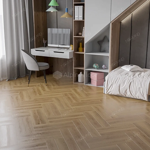 Кварц-винил (ПВХ плитка) Норланд Лагом Паркет Хелиг 1033-11 (Norland Lagom Parquet Helig)