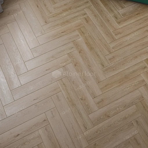 Кварц-винил (ПВХ плитка) Норланд Лагом Паркет Сот 1033-6 (Norland Lagom Parquet Sot)