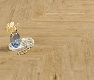 Кварц-винил (ПВХ плитка) Аберхоф Шеврон Дуб Ватерлу 1010 (Aberhof Chevron Oak Waterloo) — фото 3