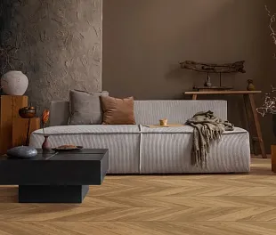 Кварц-винил (ПВХ плитка) Аберхоф Шеврон Дуб Арденнес 2197 (Aberhof Chevron Oak Ardennes) — фото 2