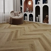 Кварц-винил (ПВХ плитка) КронаФлор Ёлочка 2.0 Дуб Лимож H020 (CronaFloor Herringbone)