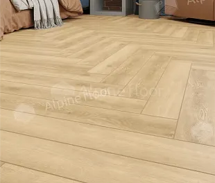 Ламинат Альпайн Флор Ориджинал Ёлочка 8 мм Дуб Шампань (Alpine Floor Original Herringbone) — фото 3