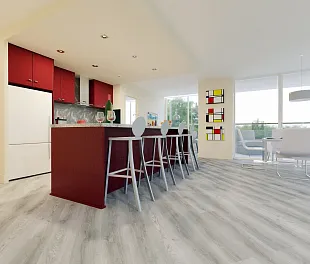 Кварц-винил (ПВХ плитка) ФайнФлор Светлый FF-1374 Дуб Колин (Light Fine Floor) — фото 2