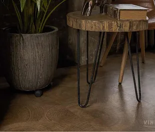 Кварц-винил (ПВХ плитка) ЛВТ Винилам Керамо Клеевой Камень XXL 2,5 мм 61601 Дуб Натуральный (LVT Vinilam Ceramo Glue Stone)