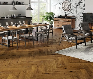 Паркетная доска Барлинек Пур Классико Лайн Дуб Коричневый Сахар (Barlinek Pure Classico Line Brown Sugar)