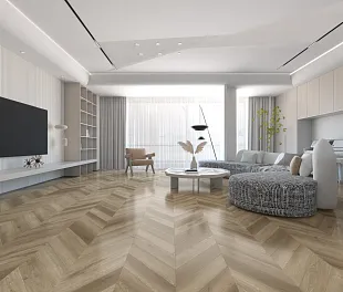 Кварц-винил (ПВХ плитка) ДамиФлор Шеврон DF05-Ch Сен-Жермен (Chevron Damy Floor) — фото 3