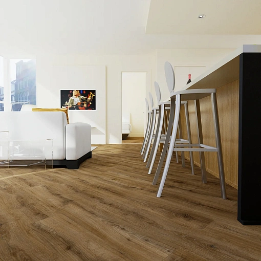 Кварц-винил (ПВХ плитка) ФайнФлор Светлый FF-1373 Дуб Саар (Light Fine Floor)