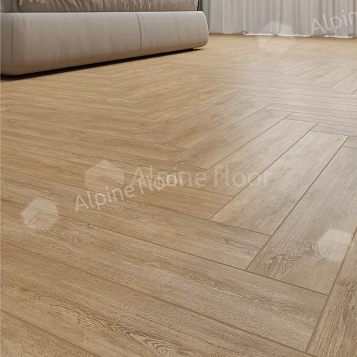 Ламинат Альпайн Флор Ориджинал Ёлочка 8 мм Дуб Фландрия (Alpine Floor Original Herringbone)