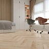 Кварц-винил (ПВХ плитка) КронаФлор Ёлочка 4V Дуб Дижон H010 (CronaFloor Herringbone)