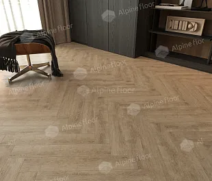 Ламинат Альпайн Флор Ориджинал Ёлочка 8 мм Дуб Прованс (Alpine Floor Original Herringbone)