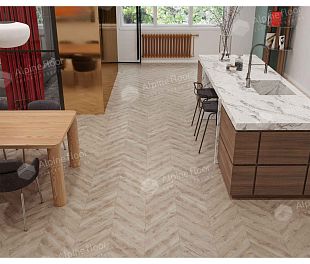 Кварц-винил (ПВХ плитка) Альпайн Флор Шеврон Альпайн СПС ECO 18-21 Гикори (Alpine Floor CHEVRON ALPINE SPC) — фото 2