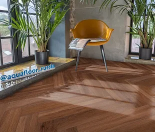 Кварц-винил (ПВХ плитка) Аквафлор Паркет Клеевой AF2518PG (Aquafloor Parquet Glue)