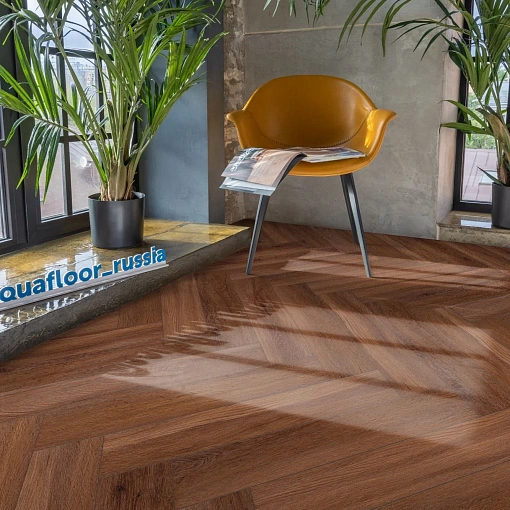 Кварц-винил (ПВХ плитка) Аквафлор Паркет Клеевой AF2518PG (Aquafloor Parquet Glue)