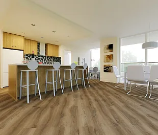 Кварц-винил (ПВХ плитка) ФайнФлор Светлый FF-1335 Дуб Брага (Light Fine Floor) — фото 2