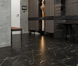 Кварц-винил (ПВХ плитка) Альпайн Флор Камень МинералКор СПС ЕСО 4-27 Неро (Alpine Floor STONE SPC MINERAL CORE) — фото 3