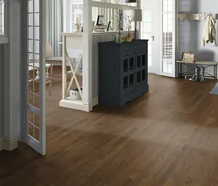 Паркетная доска Таркетт Сальса Дуб Шоколадный браш BR (Tarkett Salsa Oak Chocolate) — фото 5