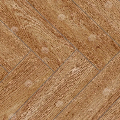 Ламинат Альпайн Флор Ориджинал Ёлочка 12 мм Дуб Умбрия (Alpine Floor Original Herringbone)