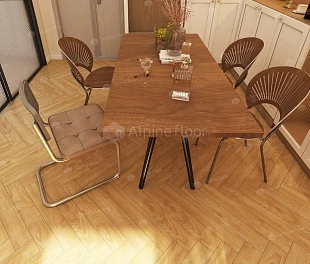 Ламинат Альпайн Флор Ориджинал Ёлочка 12 мм Дуб Пьемонт (Alpine Floor Original Herringbone)