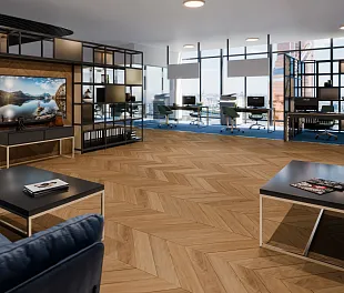 Кварц-винил (ПВХ плитка) ДамиФлор Шеврон DF09-Ch Монсоро (Chevron Damy Floor) — фото 2