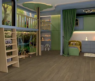 Кварц-винил (ПВХ плитка) ДамиФлор Фэмили 0030-6 Дуб Мокко (Family Damy Floor) — фото 3
