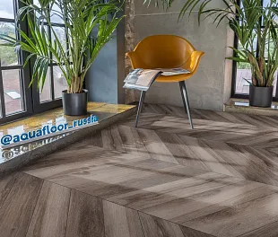 Кварц-винил (ПВХ плитка) Аквафлор Паркет Шеврон Клеевой AF2554PGCh (Aquafloor Parquet Chevron Glue)