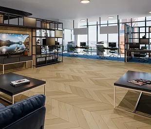 Кварц-винил (ПВХ плитка) ДамиФлор Шеврон DF03-Ch Тюильри (Chevron Damy Floor) — фото 5
