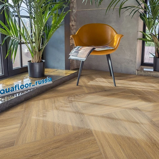 Кварц-винил (ПВХ плитка) Аквафлор Паркет Клеевой AF2504PG (Aquafloor Parquet Glue)