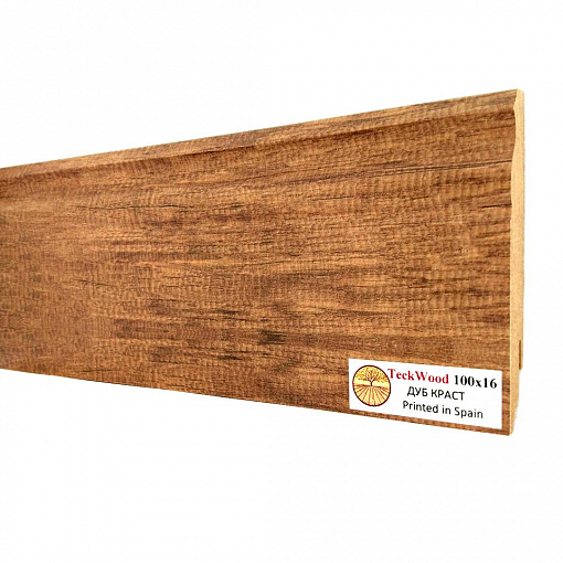 Плинтус Teckwood Дуб Краст (100*16)
