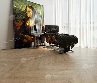 Ламинат Альпайн Флор Ориджинал Ёлочка 8 мм Дуб Прованс (Alpine Floor Original Herringbone) — фото 3